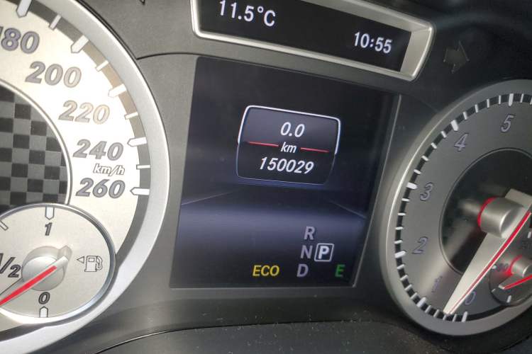 Used Mercedes-Benz A-Class 2013 A 200 Urban Edition Odometer Close Up