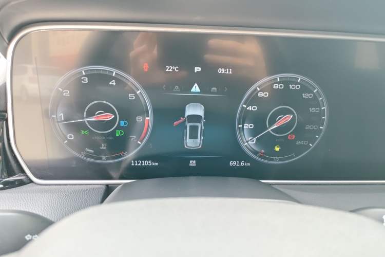 Used Hongqi HS5 2022 Revised Version 2.0T Smart Connect Flagship Edition Instrument Cluster