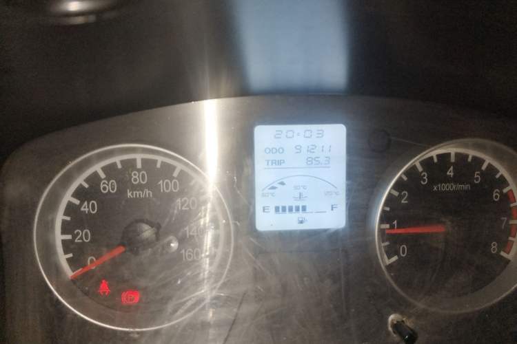 Used Jinbei Hiace X30 2020 1.5L Super-Comfortable Version China VI Standard SWC15M Odometer Close Up