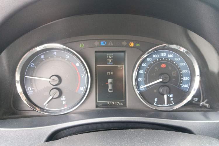 Used Toyota Levin 2018 185T CVT Luxury Edition China V Standard Instrument Cluster