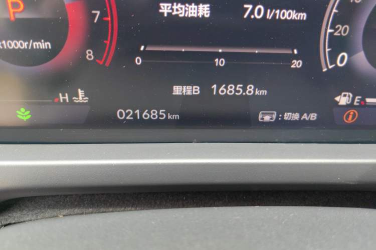 Used Honda Inspire 2023 260TURBO Deluxe Edition Odometer Close Up