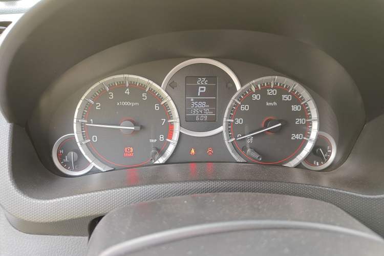 Used Suzuki Swift Sport 2014 1.6L CVT Two-Wheel Drive Luxury Edition Odometer Close Up