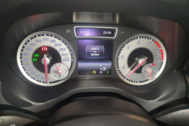 Used Mercedes-Benz A-Class 2015 A 200 Fashion Model Odometer Close Up