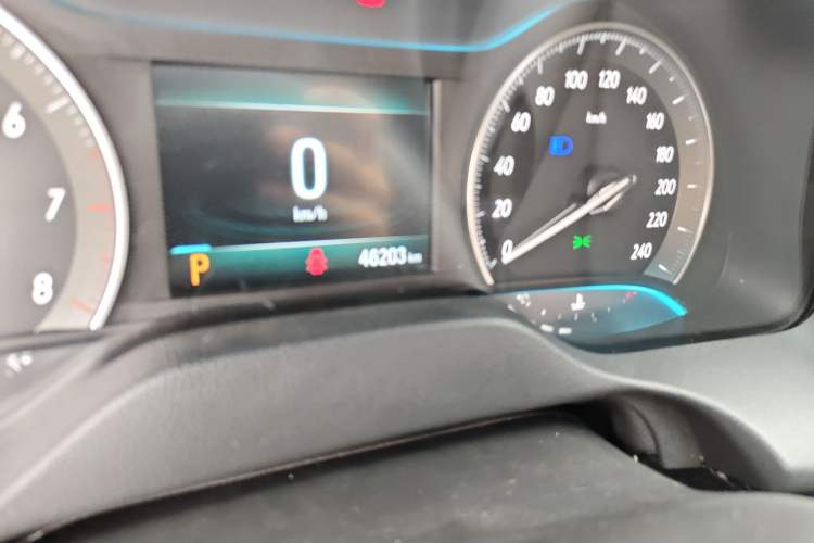 Used Buick GT 2021 Revised Version 1.3T Automatic Mild Hybrid Elite Edition Odometer Close Up