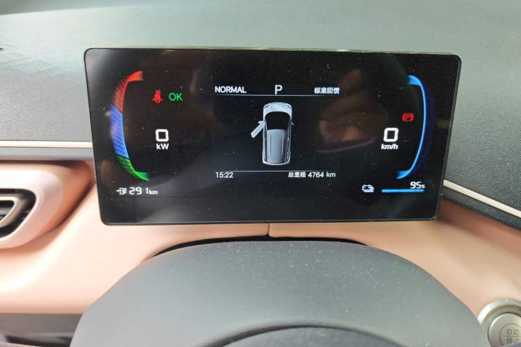 Used BYD Seagull 2025 305km Active Version Odometer Close Up