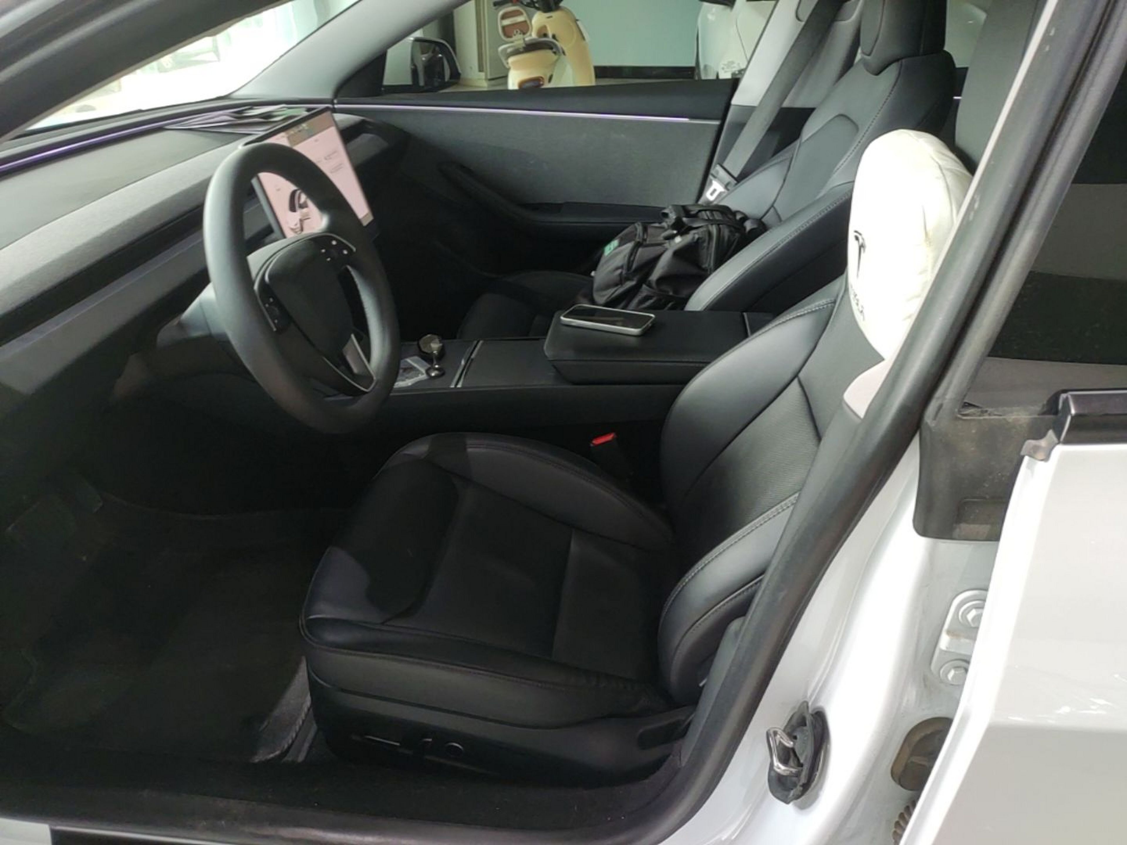 Vordere Reihe im Auto