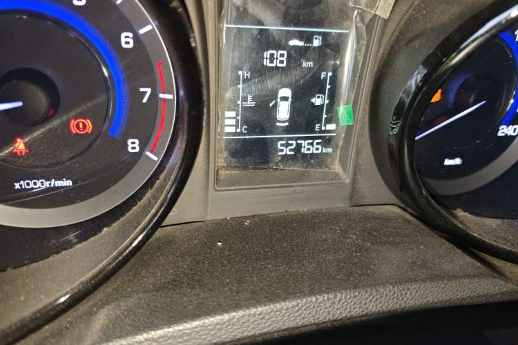 Used CHANGAN CS15 2016 1.5L Manual Fashion Edition Odometer Close Up