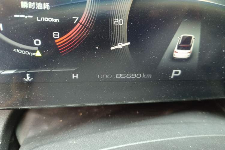 Used Geely Auto icon 2020 1.5TD i9 BSG Odometer Close Up