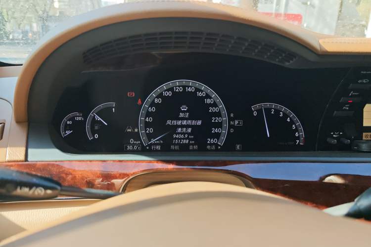 Used Mercedes-Benz S-Class 2010 S 300 L Luxury Model Instrument Cluster
