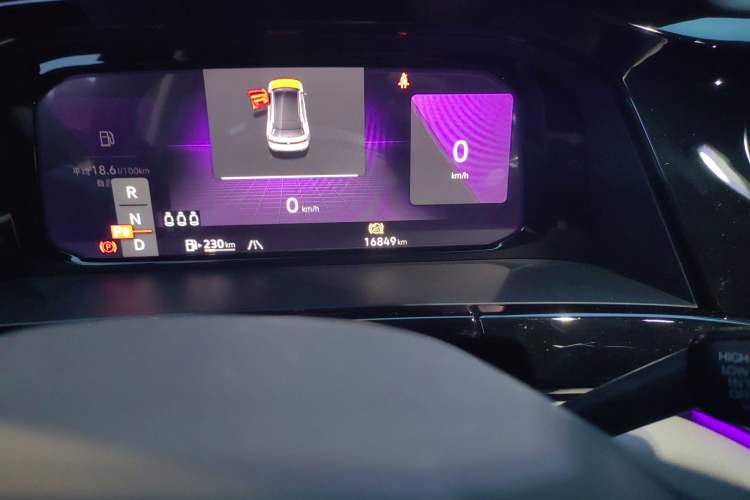 Used Volkswagen Teramont X 2023 380TSI Four-Wheel Drive Prestige Luxury Edition Odometer Close Up