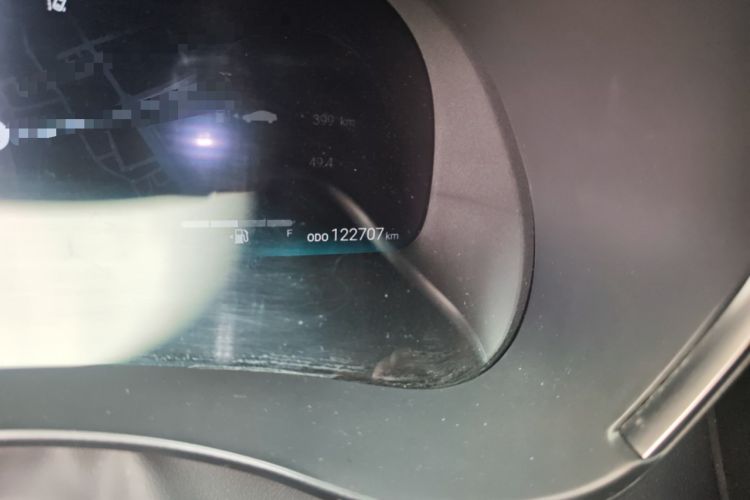 Used Toyota Highlander 2022 Dual-Engine 2.5L Four-Wheel Drive Supreme Edition 7-Seater Odometer Close Up