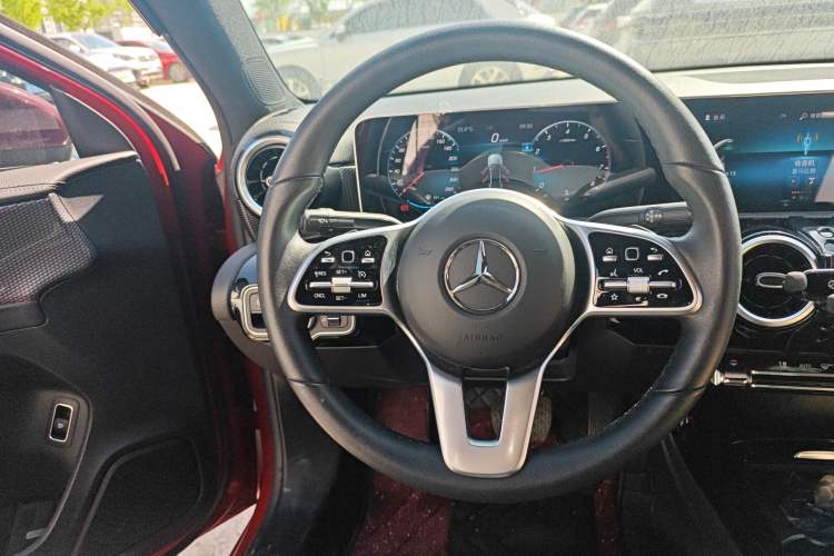 Used Mercedes-Benz A-Class 2020 Restyled A 200 L Sport Sedan Dynamic Version Steering Wheel