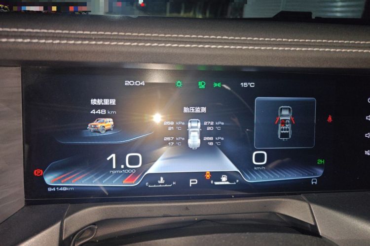 Used Tank 300 2021 Off-Road Edition 2.0T Conqueror Instrument Cluster