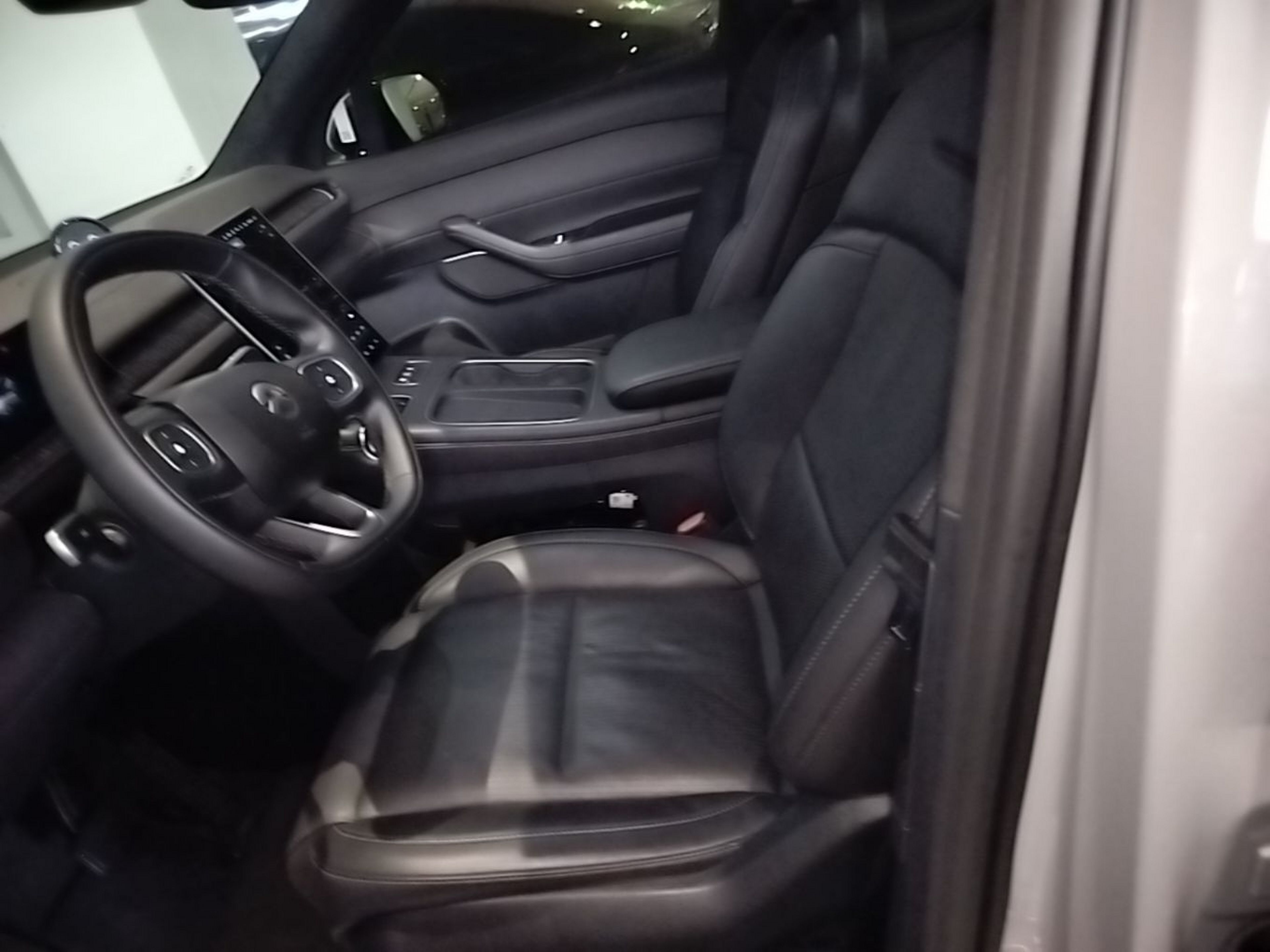Vordere Reihe im Auto