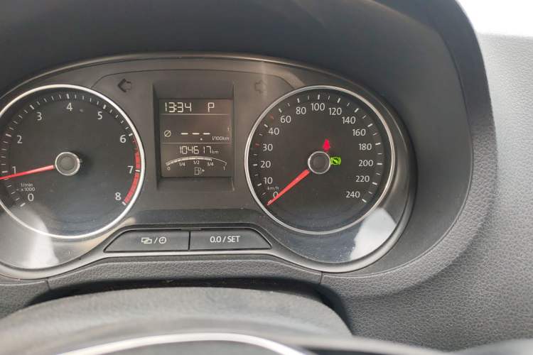 Used Volkswagen Polo 2016 1.6L Cross Polo Automatic Odometer Close Up