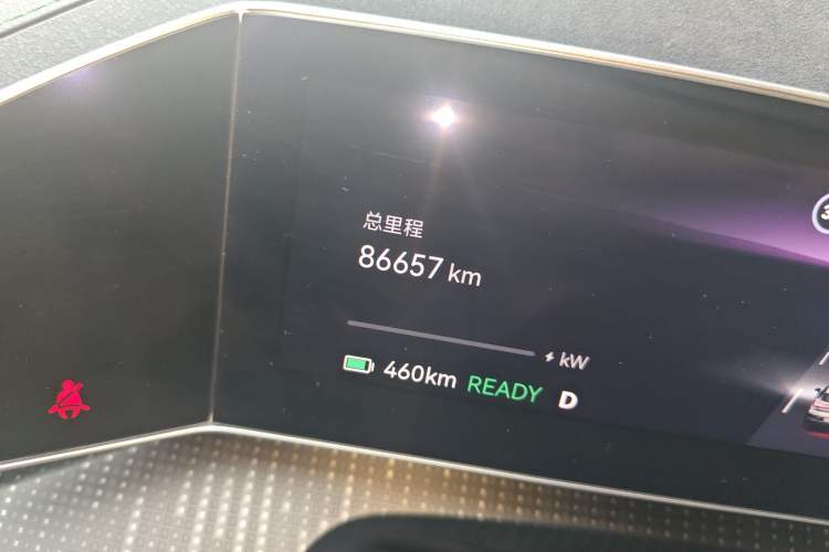 Used Zeekr 001 2021 Long-Range Dual-Motor WE Edition Odometer Close Up