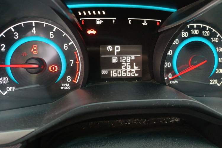 Used Chevrolet Cavalier 2016 1.5L Automatic Enjoyment Edition Odometer Close Up