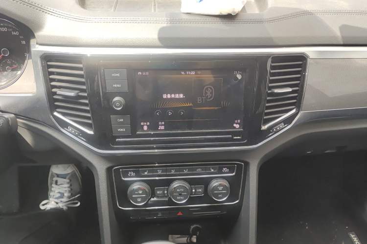 Used Volkswagen Teramont 2019 380TSI Four-Wheel Drive Luxury Version China VI Standard Audio And AC Panel