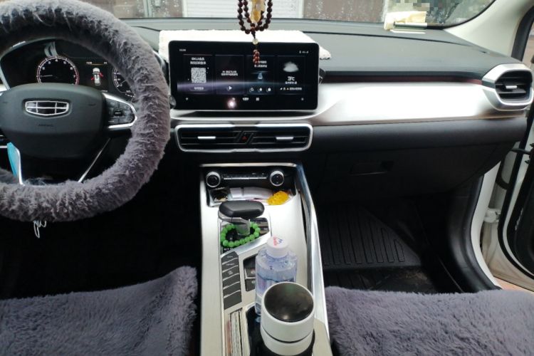 Used Geely Auto Coolray 2021 1.4T DCT Diamond Edition Audio And AC Panel
