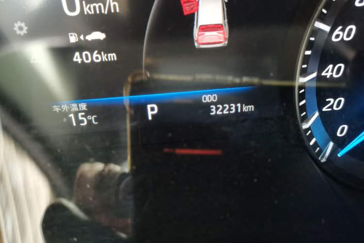 Used Toyota Highlander 2023 2.5L Smart Electric Hybrid Dual-Engine Two-Wheel Drive Elite Version 5 Seats Odometer Close Up