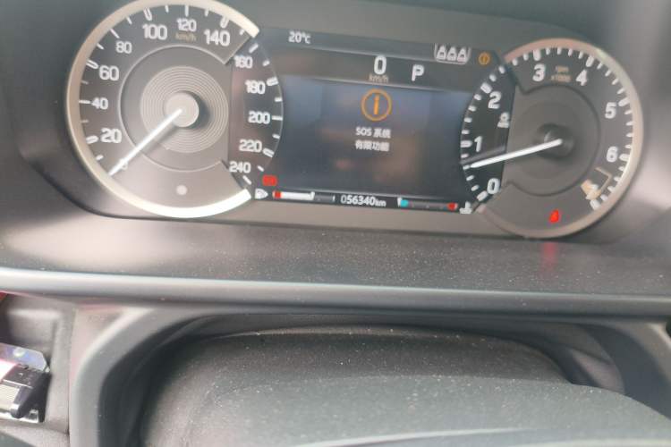 Used Land Rover Defender  Odometer Close Up