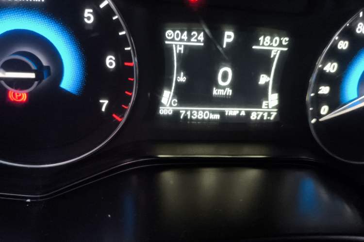 Used Dongfeng Fengon 580 2016 Revised Version 1.5T CVT Comfort Edition Odometer Close Up