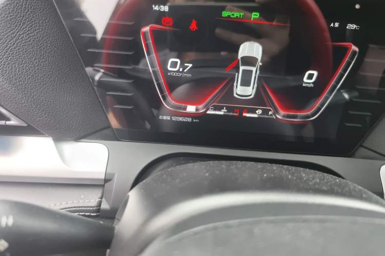 Used BYD Song Pro 2019 1.5T Automatic Elite Edition Odometer Close Up