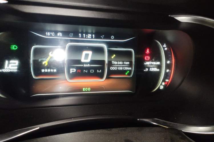 Used JETOUR X90 2019 1.6T DCT Luxury Travel Edition 6 Seats China VI Standard Odometer Close Up