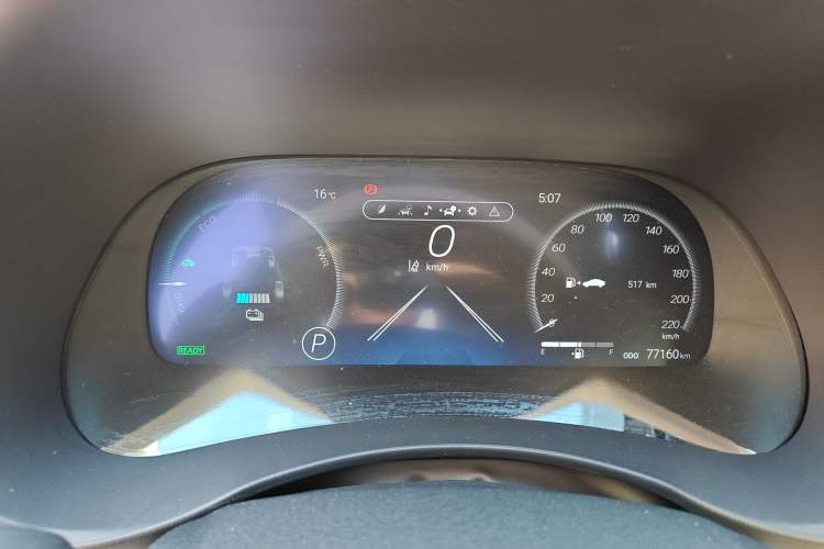 Used Toyota Highlander 2022 Dual-Engine 2.5L Four-Wheel Drive Supreme Edition 7-Seater Instrument Cluster