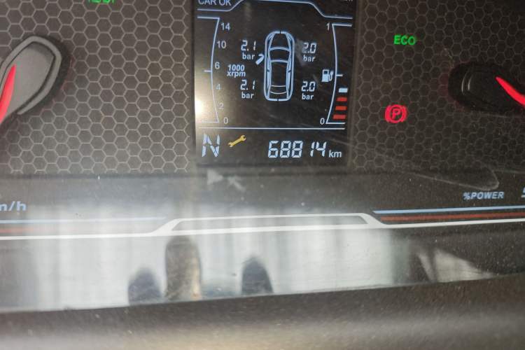 Used Chery New Energy Tiggo 3xe 2018 400 Comfort Edition Odometer Close Up