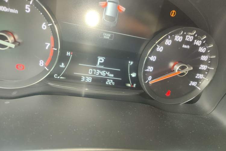 Used Honda Avancier 2017 240TURBO Two-Wheel Drive Luxury Edition Odometer Close Up