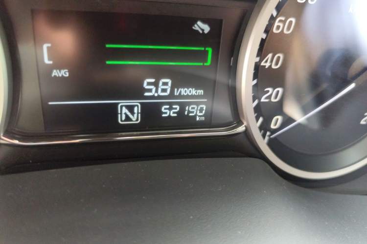 Used Nissan Sylphy 2021 Classic 1.6XL CVT Luxury Edition Odometer Close Up