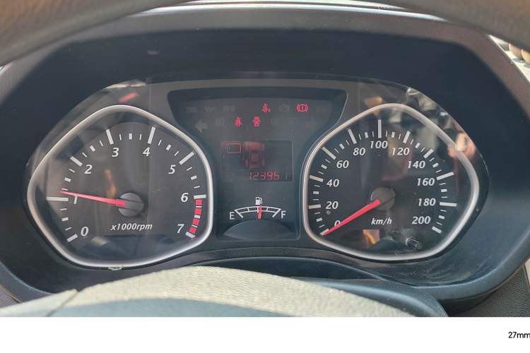 Used FAW Xiali N7 2013 1.3L Manual Luxury Model Odometer Close Up