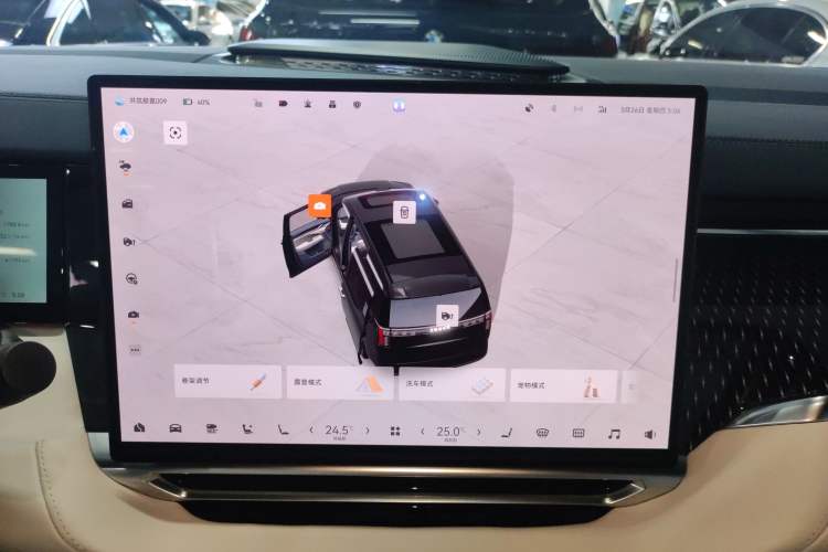 Used Zeekr 009 2024 7-Seater Walk-Through Version Four-Wheel Drive 108 kWh Audio And AC Panel