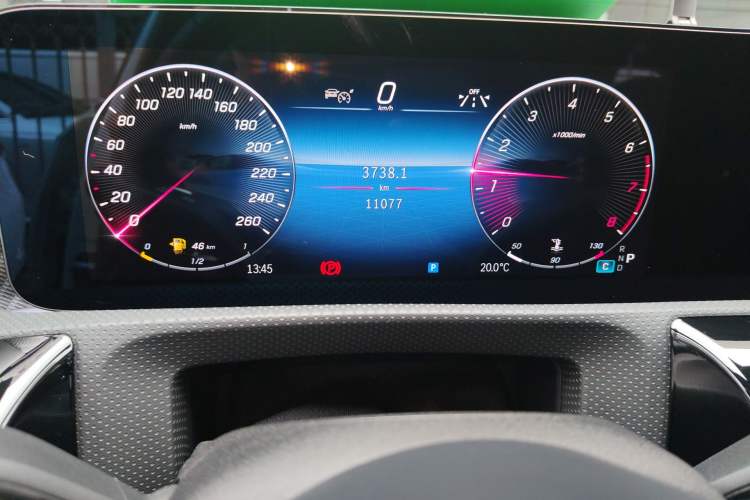 Used Mercedes-Benz A-Class 2025 A 200 L Fashion Model Odometer Close Up