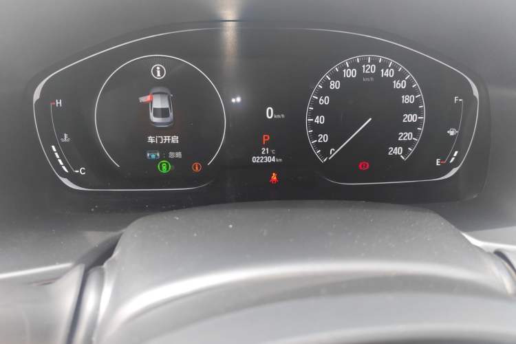 Used Honda Accord 2022 260TURBO Phantom Night · Prestige Edition Odometer Close Up