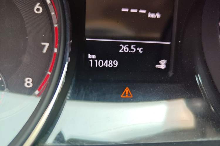 Used Volkswagen Teramont 2017 530 V6 Four-Wheel Drive Luxury Edition Odometer Close Up