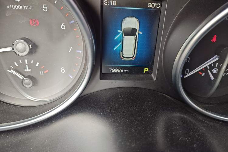 Used Haval H6 Coupe 2016 Blue Label 1.5T Automatic Two-Wheel Drive Elite Model Odometer Close Up