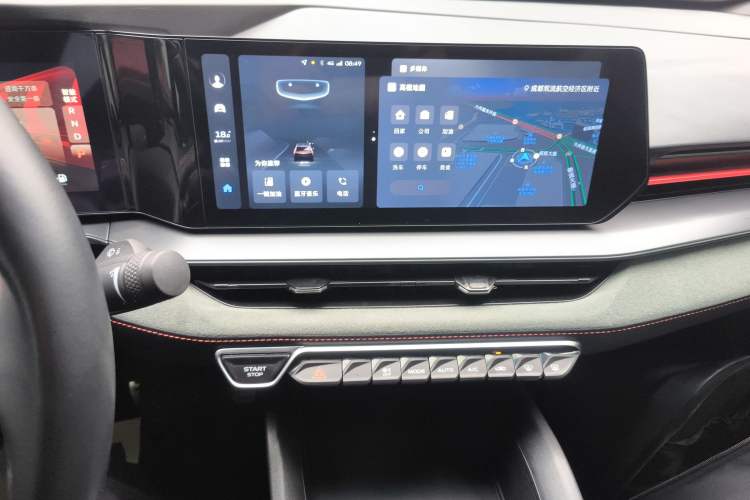 Used Geely Auto Binray 2022 Binrui COOL 1.5T DCT Electric Edition Audio And AC Panel