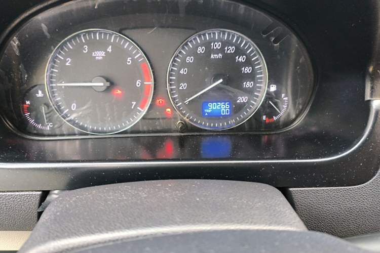 Used BAIC Weiwang M20 2014 1.5L practical type BJ415A Odometer Close Up