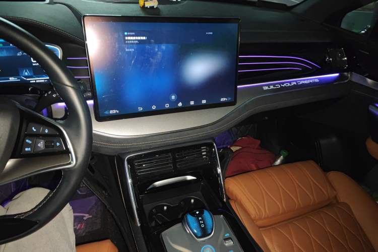 Used BYD Tang New Energy 2022 EV 635 km All-Wheel-Drive Flagship Model Audio And AC Panel