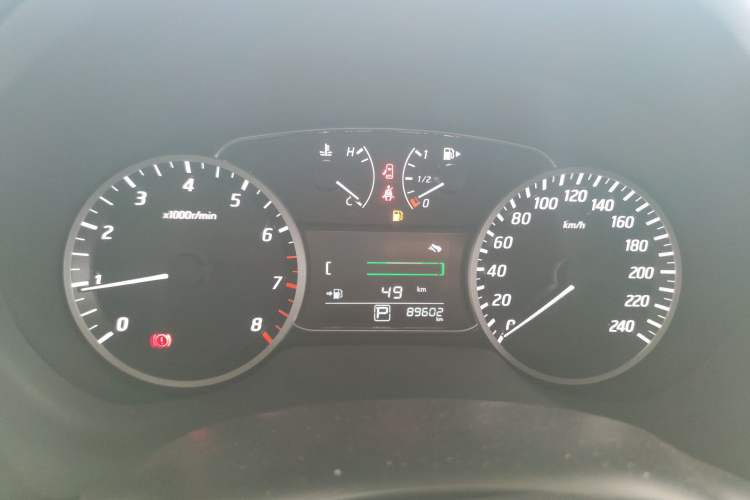 Used Nissan Sylphy 2021 Classic 1.6XE CVT Comfort Edition Odometer Close Up