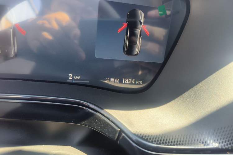 Used BYD Tang New Energy 2025 Intelligent Driving Version DM-i 115KM Flagship Edition Odometer Close Up