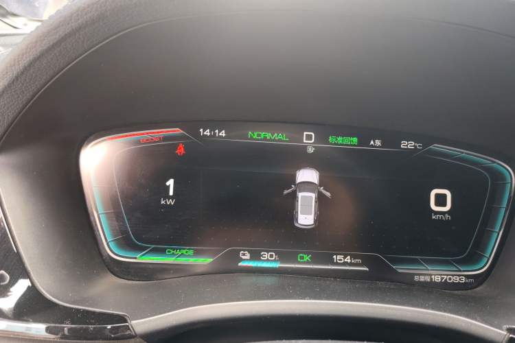 Used BYD Song PLUS New Energy 2021 EV Deluxe Model Instrument Cluster