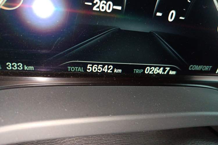 Used BMW X3 2018 xDrive25i M Sport Package China VI Odometer Close Up