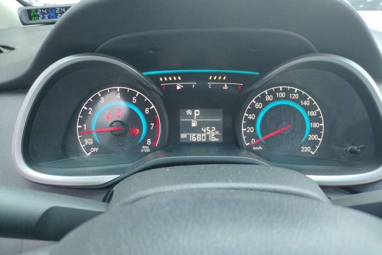 Used Chevrolet Cavalier 2016 1.5L Automatic Enjoyment Edition Odometer Close Up