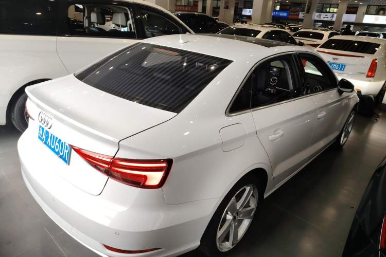 Used Audi A3 2018 30th Anniversary Edition Limousine 35 TFSI Style Model Rear Right 45 Deg