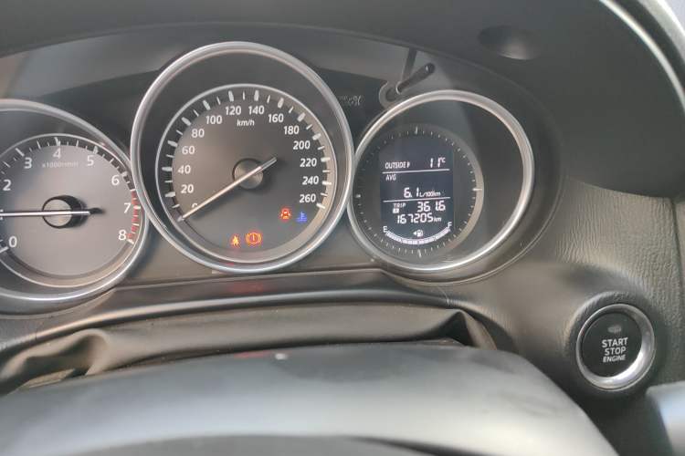 Used Mazda CX-5 2013 2.0L Manual Two-Wheel Drive Comfort Version Odometer Close Up