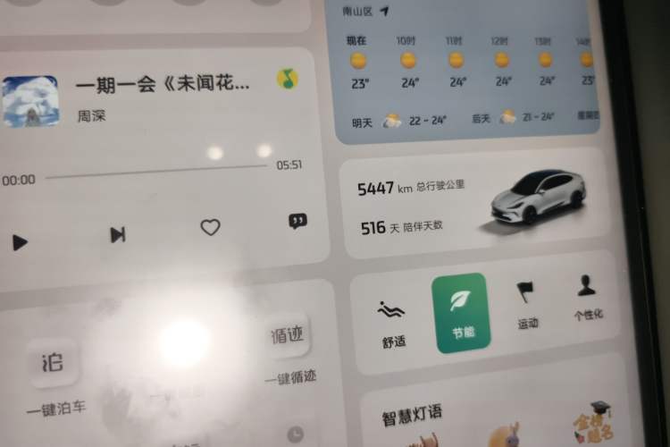 Used IM LS6 2025 Long-Range Lingxi Intelligent Driving Edition Odometer Close Up