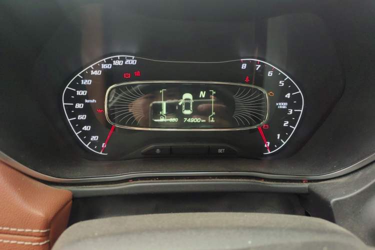 Used Baojun 510 2017 1.5L Automatic Luxury Model Odometer Close Up